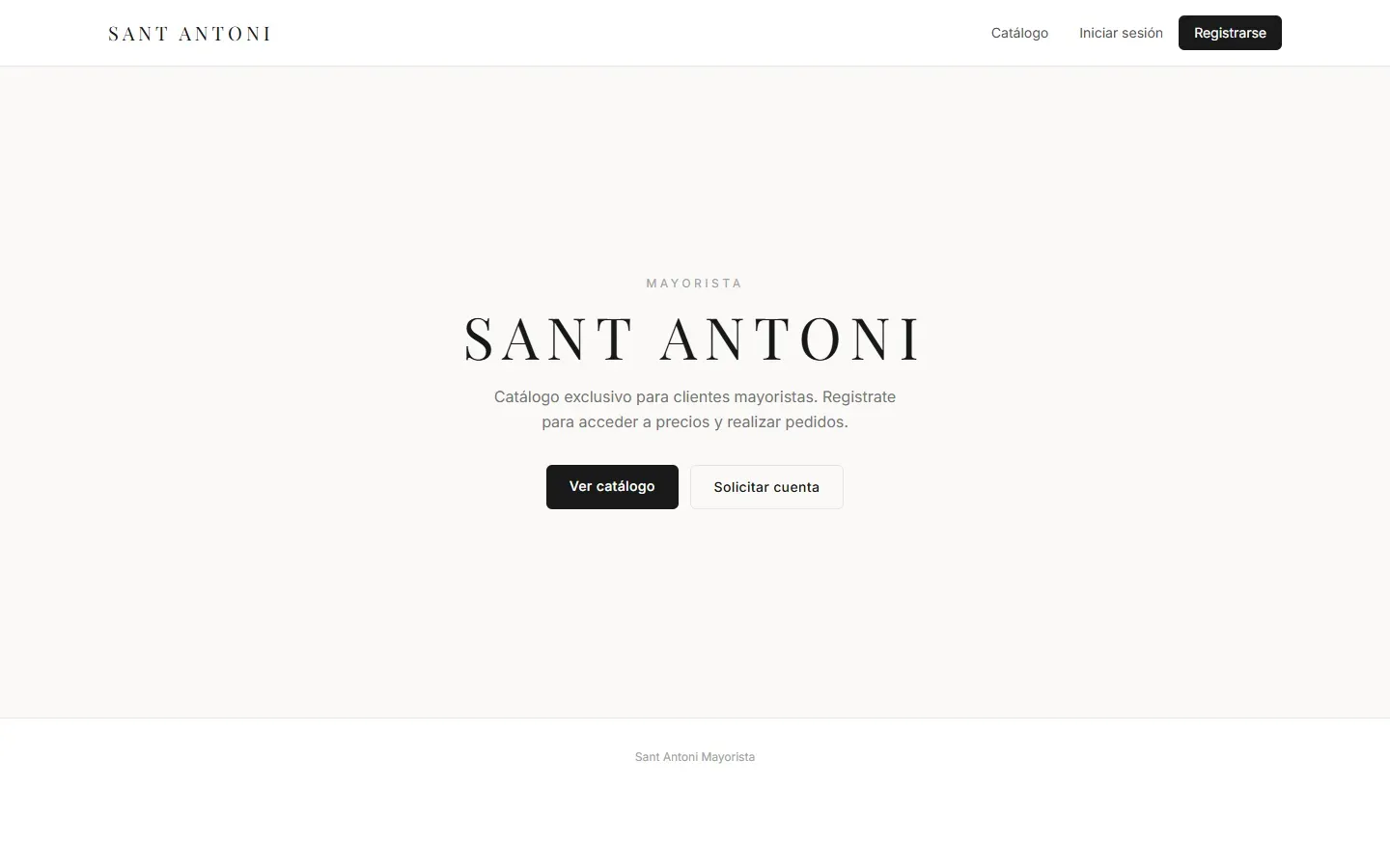 La portada del portal